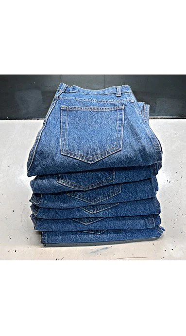 5 pocket Jean Trousers Light Blue - Image 4