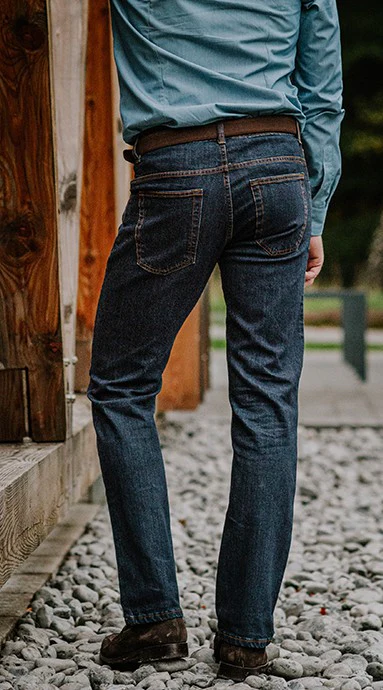 5 pocket Jean Trousers Dark navy - Image 5