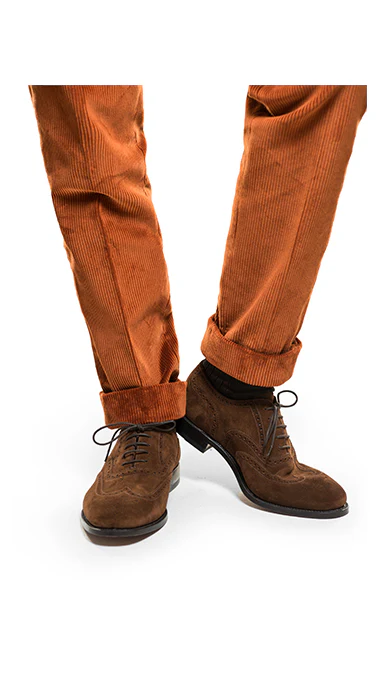 HeavyWeight Corduroy Trousers Cinammon - Image 3