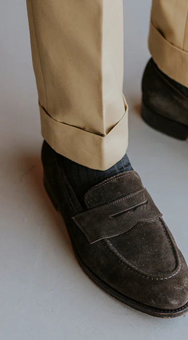 Gurkha Trousers Cotton Twill Beige - Image 5